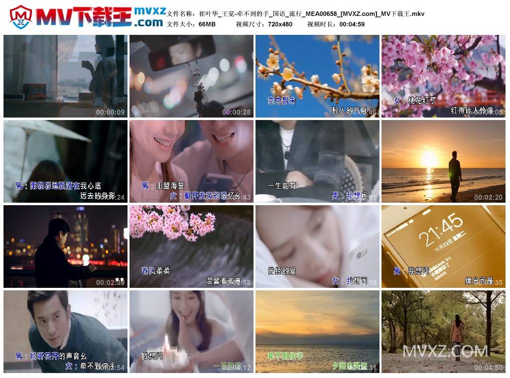 崔叶华_王觉-牵不到的手_国语_流行_MEA00658